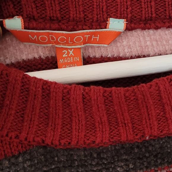 ModCloth | Duly Noticed Chenille Sweater 2x - Picture 7 of 12
